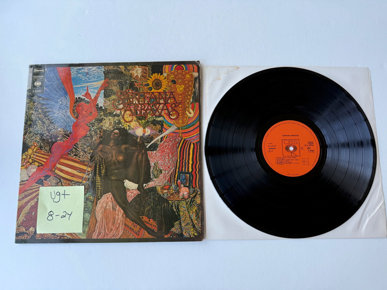 Santana - Abraxas: Santana - Abraxas. High Gloss Cover. CBS - S 64087. Stereo, Gatefold, Orange Labels.