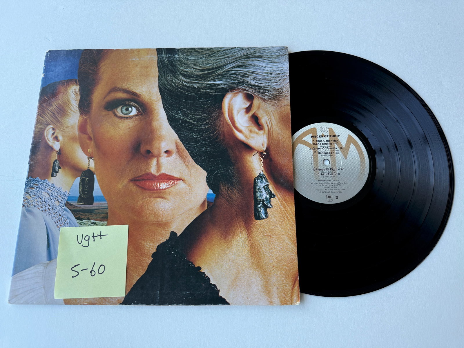 Styx - Pieces Of Eight: Styx - Pieces Of Eight. A&M Records - SP-4724. Pipe organ on "I'm O.K." was recorded at St. James Cathedral, Chicago.