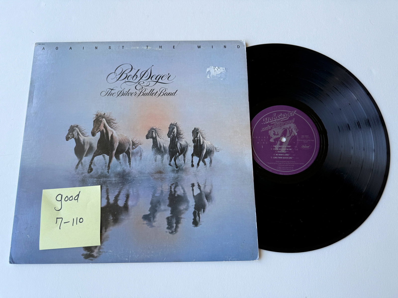 Bob Seger & The Silver Bullet Band - Against The Wind: Bob Seger & The Silver Bullet Band - Against The Wind. Capitol Records - SOO-12041