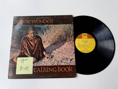 Stevie Wonder - Talking Book: Stevie Wonder - Talking Book. Tamla - T 319L/HS-1993. Non Braille cover.