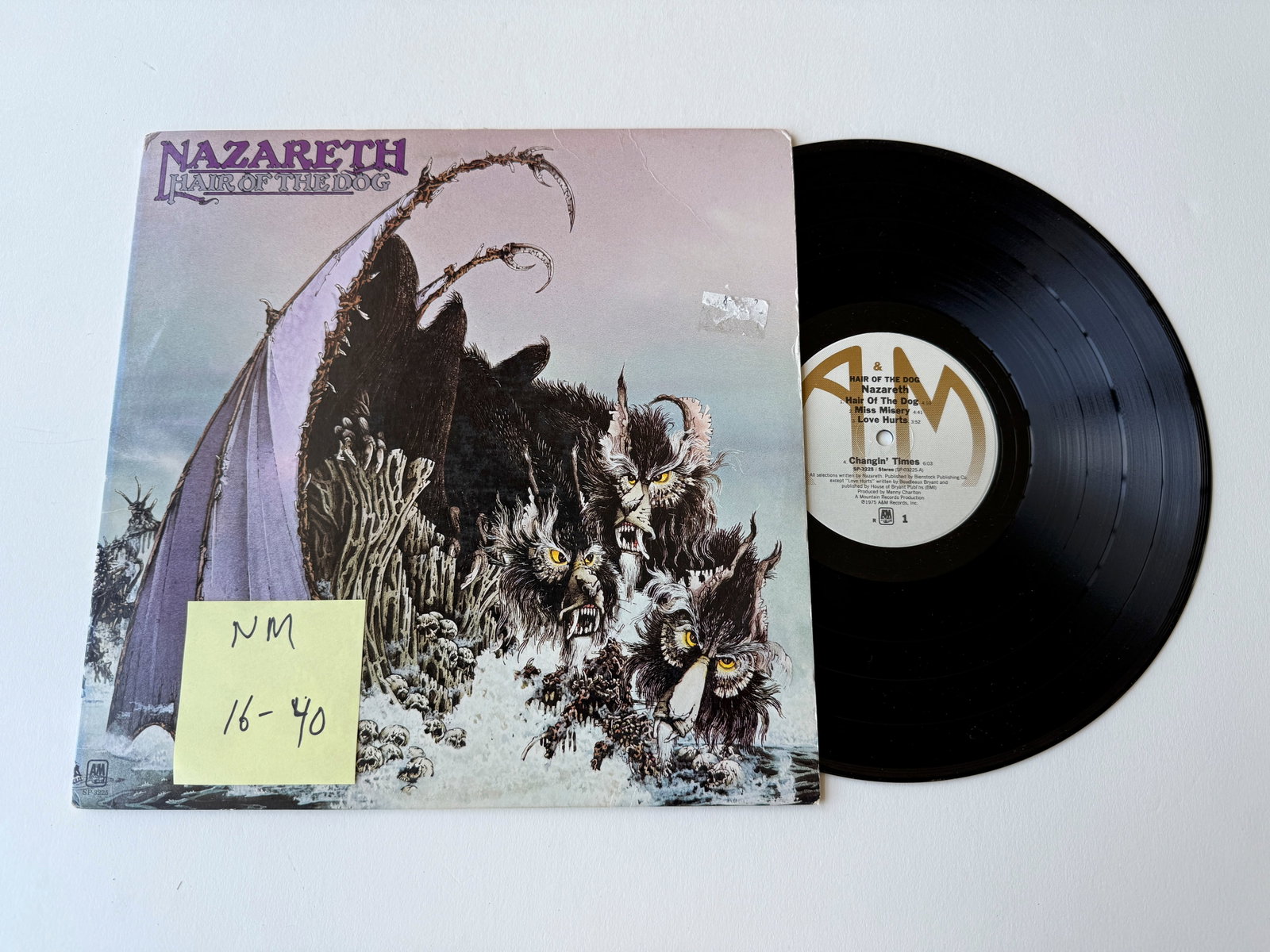 Nazareth- Hair Of The Dog: Nazareth- Hair Of The Dog. A&M Records - SP-3225