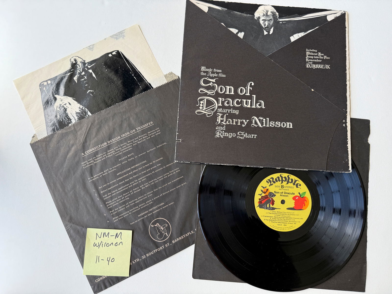 Harry Nilsson - Son Of Dracula - FIRST WITH IRON ON (1 of 1)