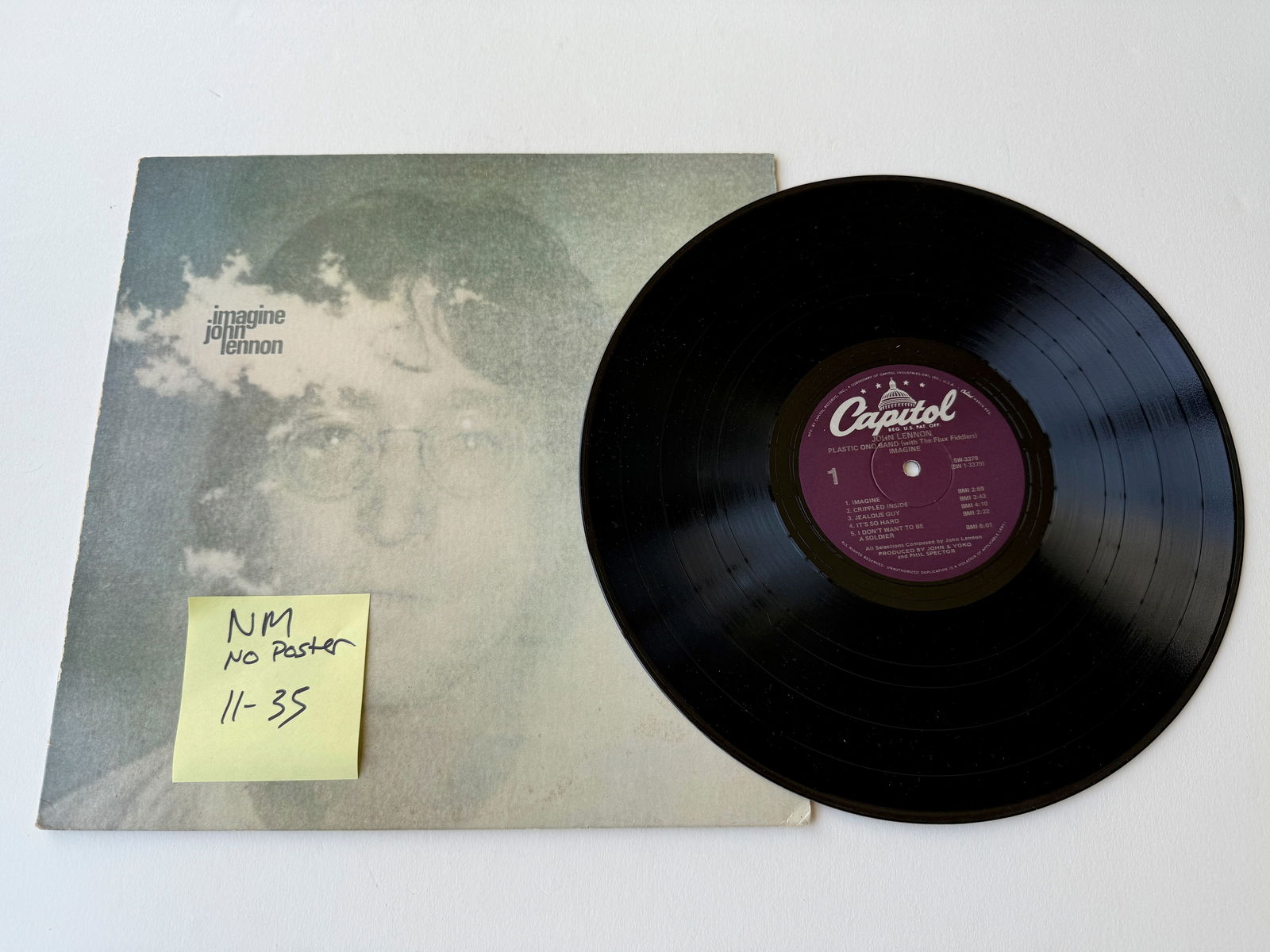 John Lennon - Imagine: John Lennon - Imagine. Capitol Records - SW 3379.