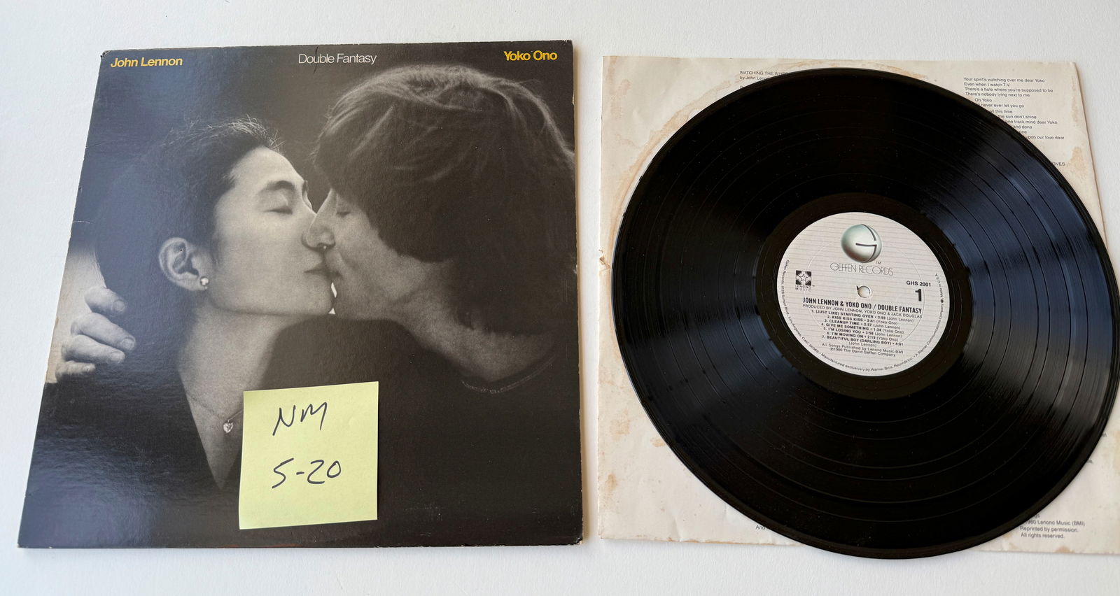 John Lennon & Yoko Ono - Double Fantasy: John Lennon & Yoko Ono - Double Fantasy. Geffen Records - GHS 2001
