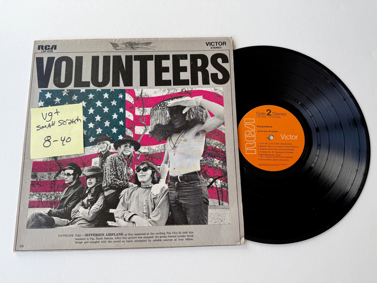 Jefferson Airplane - Volunteers: Jefferson Airplane - Volunteers. RCA Victor - LSP-4238.