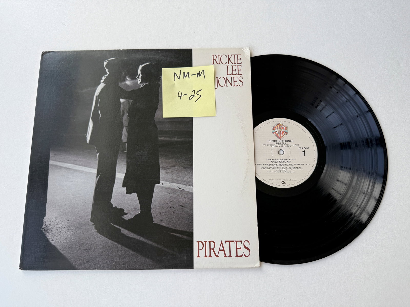 Rickie Lee Jones - Pirates: Rickie Lee Jones - Pirates. Warner Bros. Records - BSK 3432.