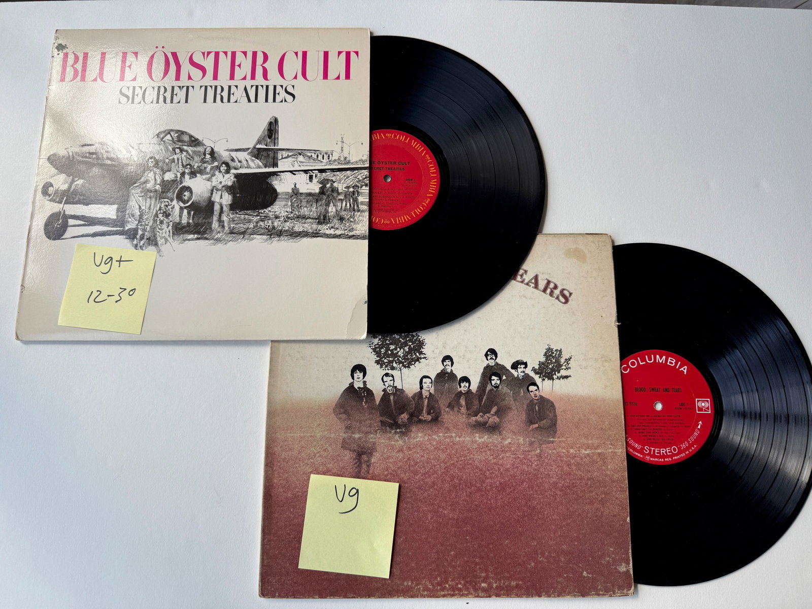Blue Oyster Cult - Secret Treaties: Blue Oyster Cult - Secret Treaties. Columbia - PC 32858 & Blood Sweat and Tears.
