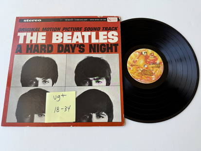 The Beatles - A Hard Day's Night (Original Motion Picture Sound Track: The Beatles - A Hard Day's Night (Original Motion Picture Sound Track. United Artists Records - UAS 6366. Sunrise Label.
