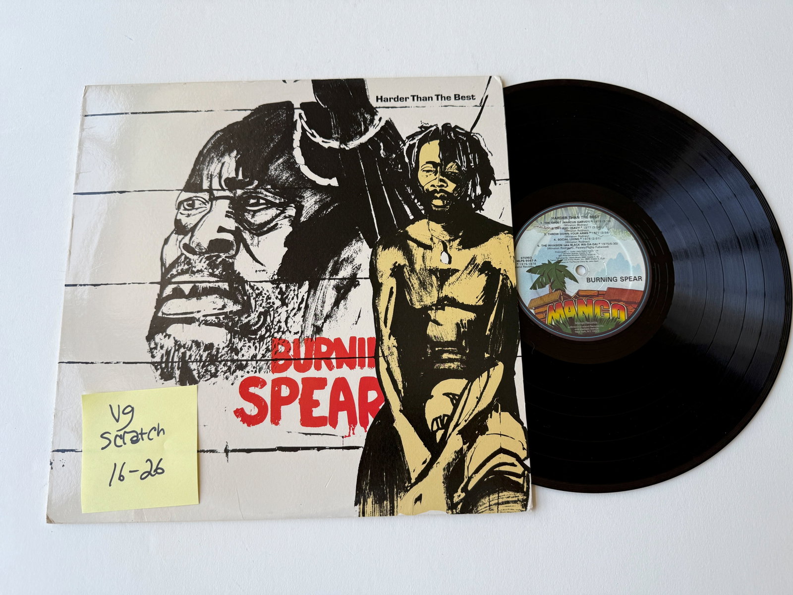 Burning Spear - Harder Than The Best: Burning Spear - Harder Than The Best. Mango - MLPS 9567.