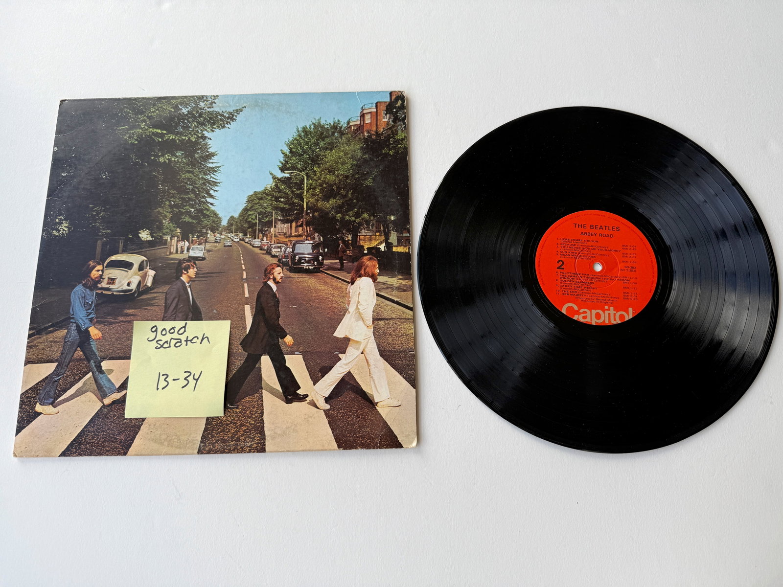 The Beatles - Abbey Road: The Beatles - Abbey Road. Winchester. Capitol Records - SO-383. Scratch