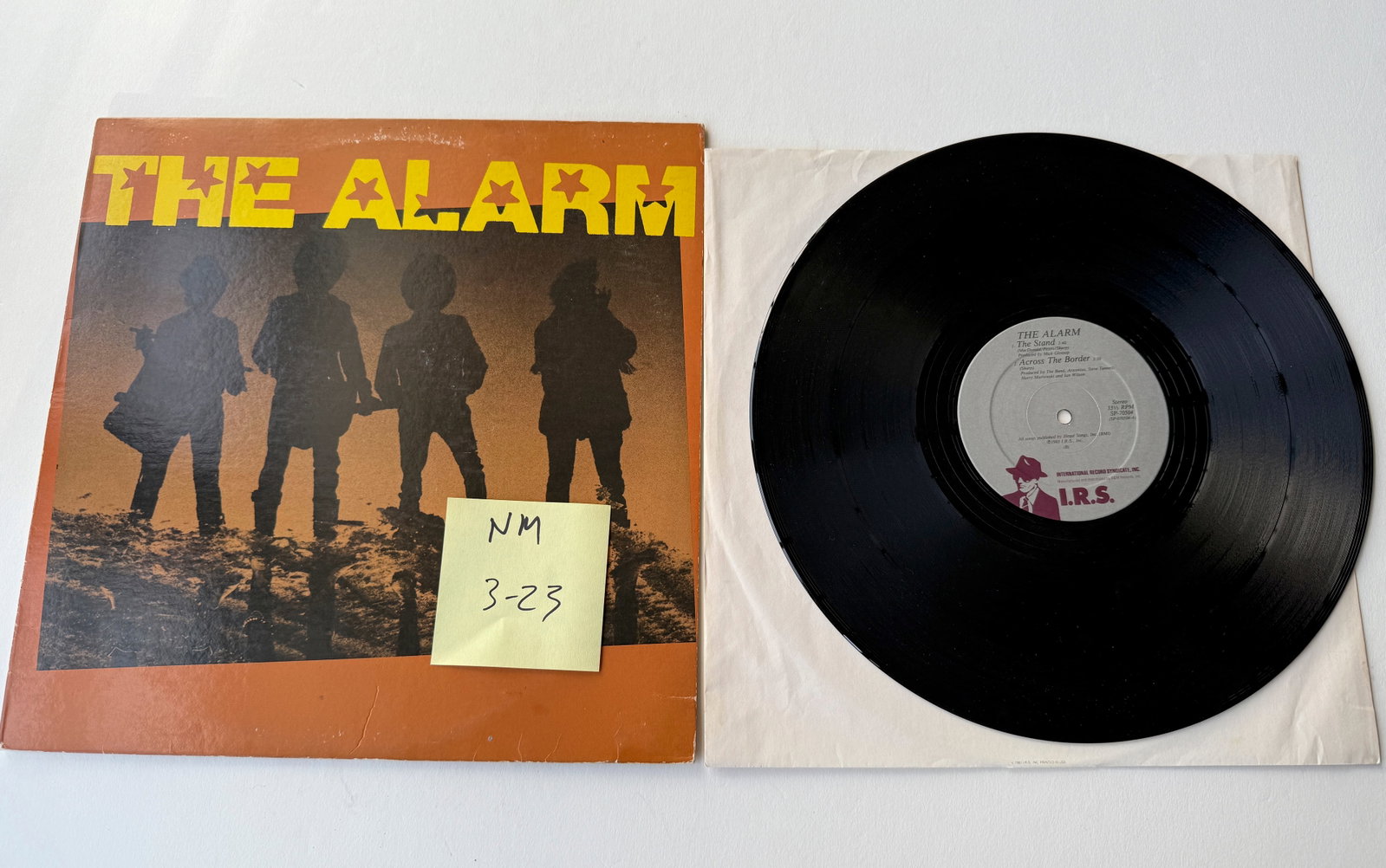 The Alarm - The Alarm: The Alarm - The Alarm. I.R.S. Records - SP-70504. The Alarm are a Welsh alternative rock/new wave band that formed in Rhyl, Wales, in 1981.
