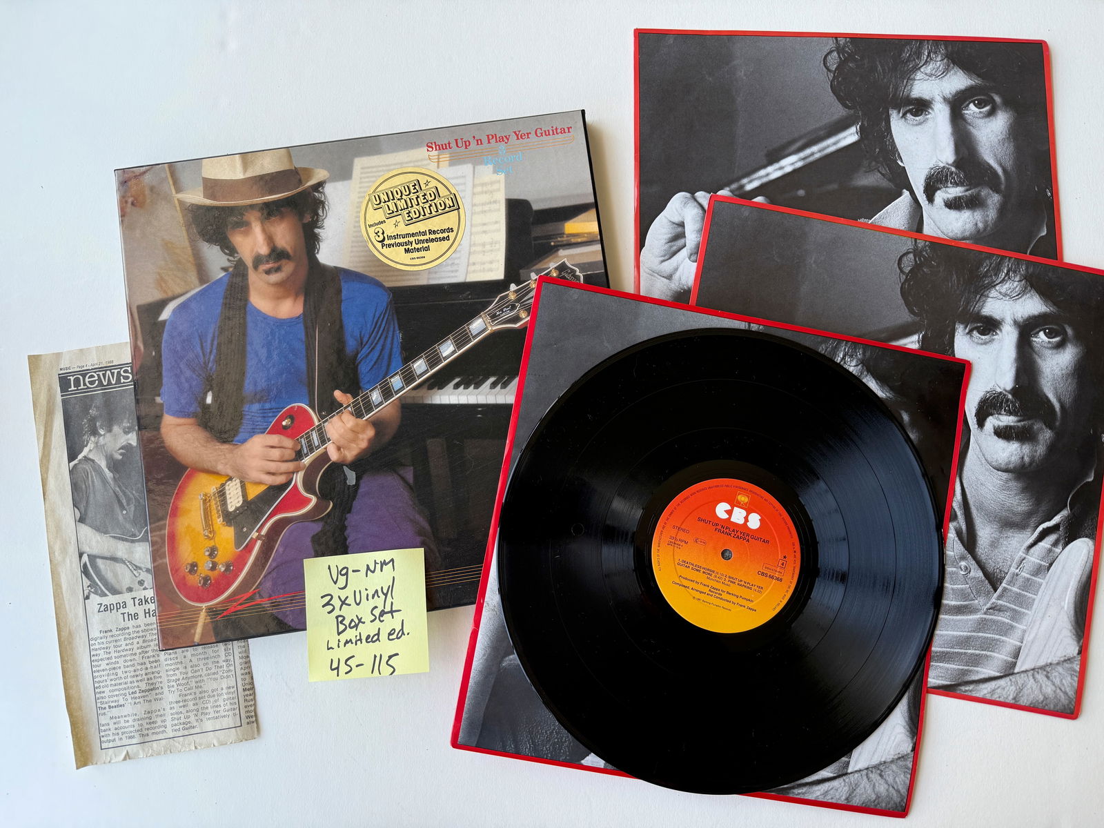 Zappa - Shut Up 'N Play Yer Guitar (1 of 1)