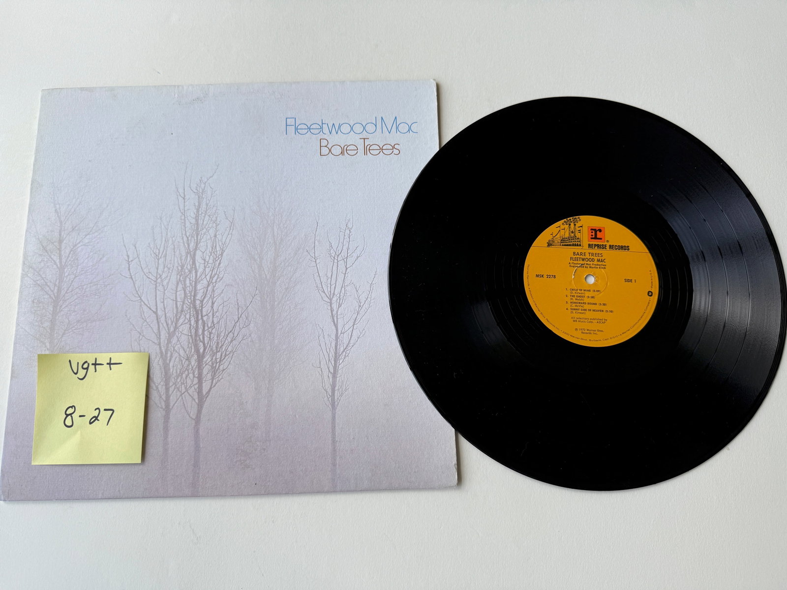 Fleetwood Mac - Bare Trees: Fleetwood Mac - Bare Trees. Reprise Records - MSK 2278. Hit: Sentimental Lady.