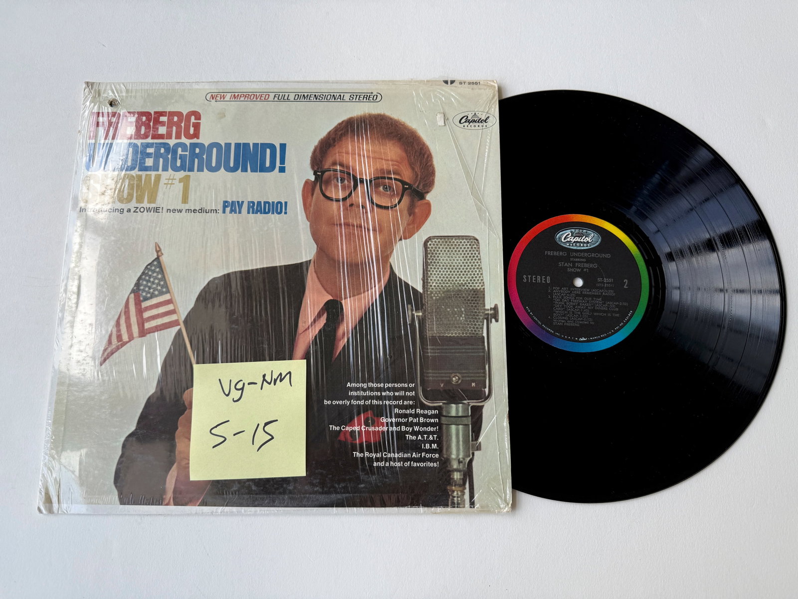 Stan Freberg - Freberg Underground! Show No. 1: Stan Freberg - Freberg Underground! Show No. 1. 1966 Monolog, Comedy, Political.