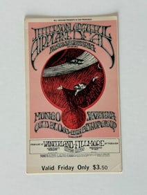 JEFFERSON AIRPLANE - GRATEFUL DEAD TICKET