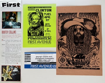 GEORGE CLINTON P-FUNK FUNKADELIC HANDBILL SET