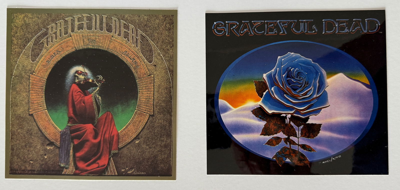 GRATEFUL DEAD STICKER SET 2 (1 of 2)