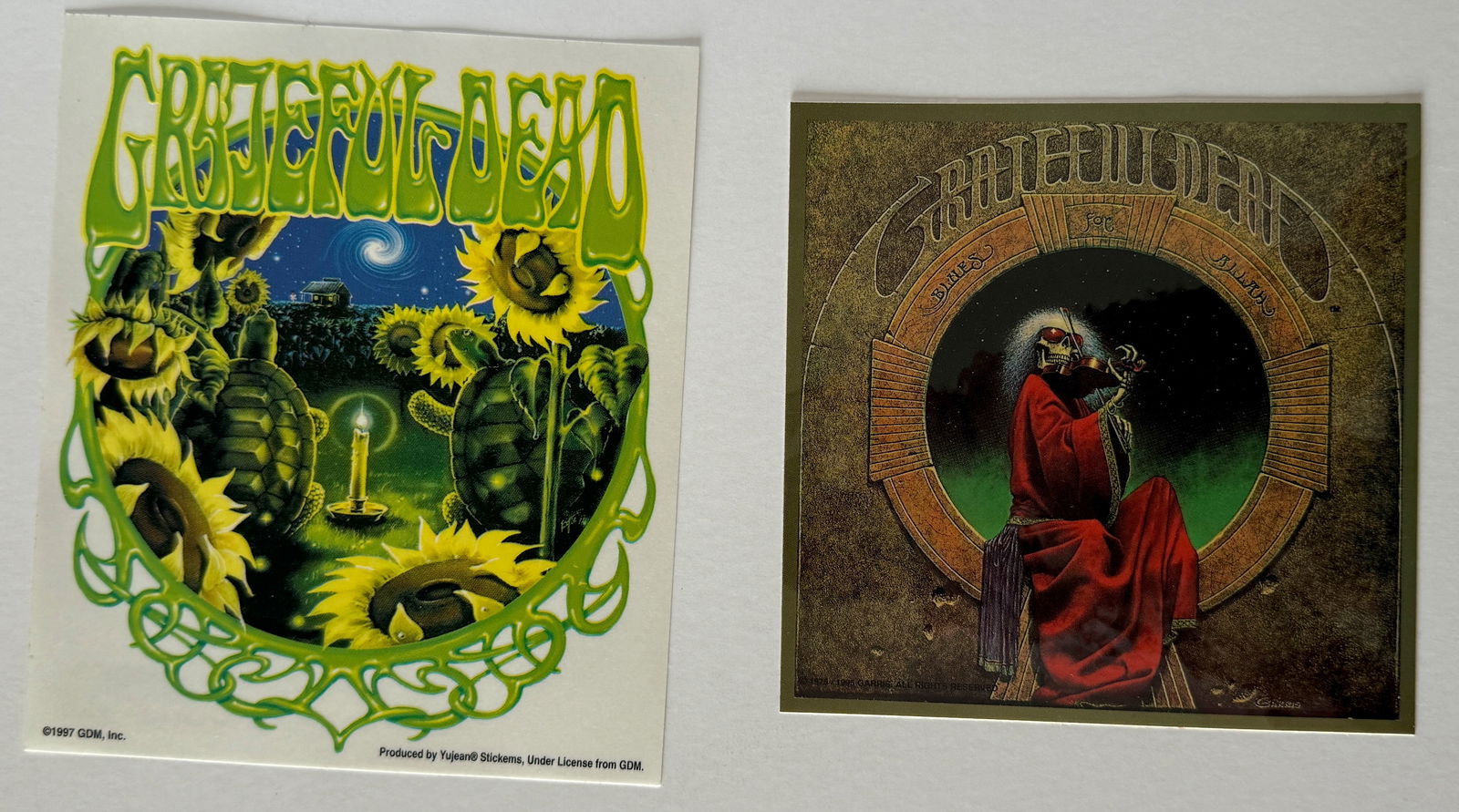 GRATEFUL DEAD STICKER SET 3 (1 of 2)