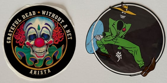 GRATEFUL DEAD STICKER SET 7