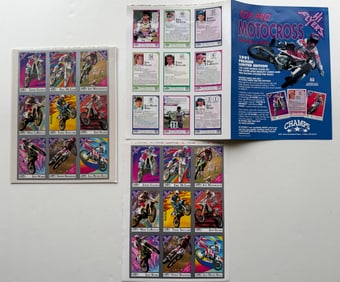 TOP PRO MOTOCROSS TRADING CARDS
