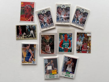 BASKETBALL TRADING CARDS WITH JORDAN