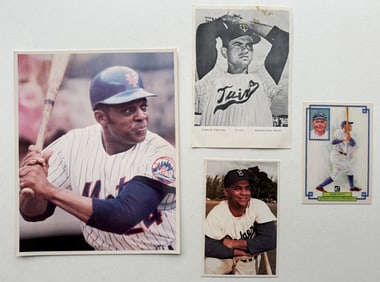WILLIE MAYS, CAMPY, BABE RUTH SET
