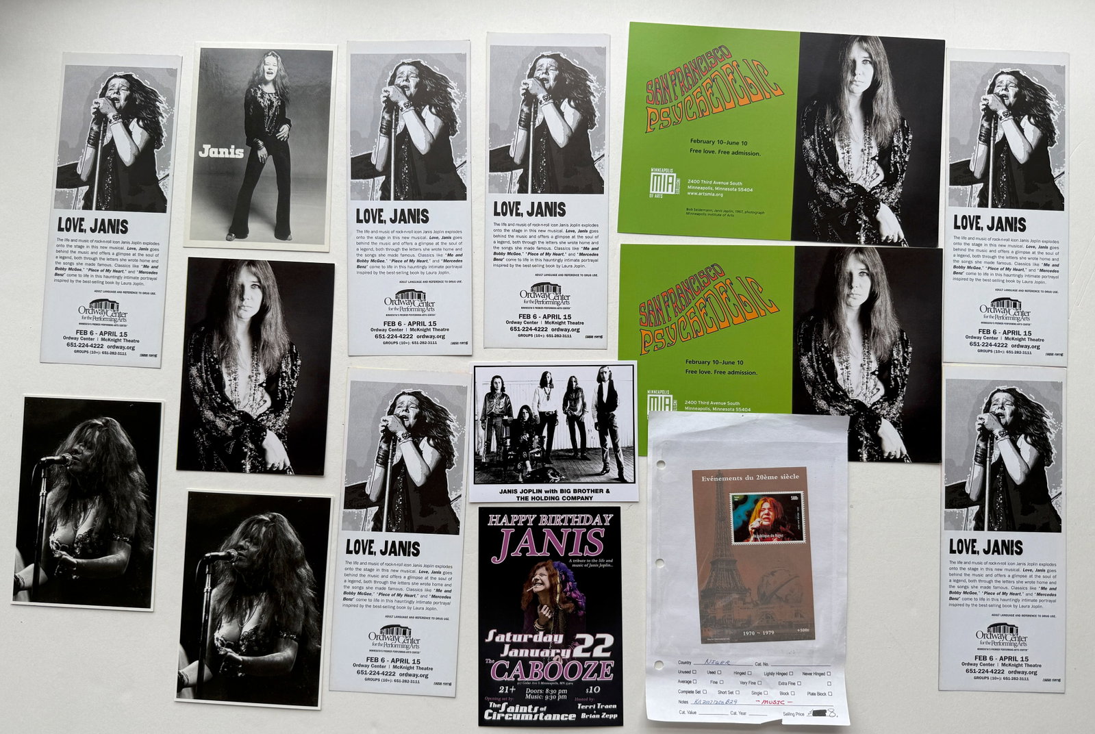 JANIS JOPLIN CARD COLLECTION: JANIS JOPLIN CARD COLLECTION