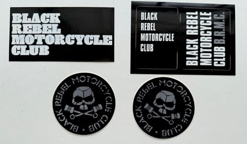 BLACK REBEL MOTORCYCLE CLUB STICKERS