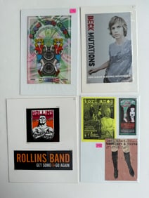ROLLINS BAND STICKER AND TORI AMOS SET