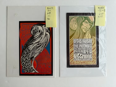 THE BYRDS AND OTIS RUSH CARDS