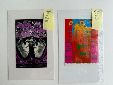 BUFFALO SPRINGFIELD, ARTISTS RIGHTS TODAY CARDS