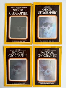 VINTAGE MAGAZINE ADVERTISING.  3D COVERS OF NATIONAL GEOGRAPHIC