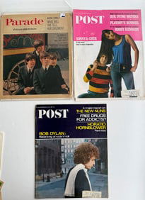 VINTAGE MAGAZINE ADVERTISING.  PARADE AND POST MAGAZINE COVERS