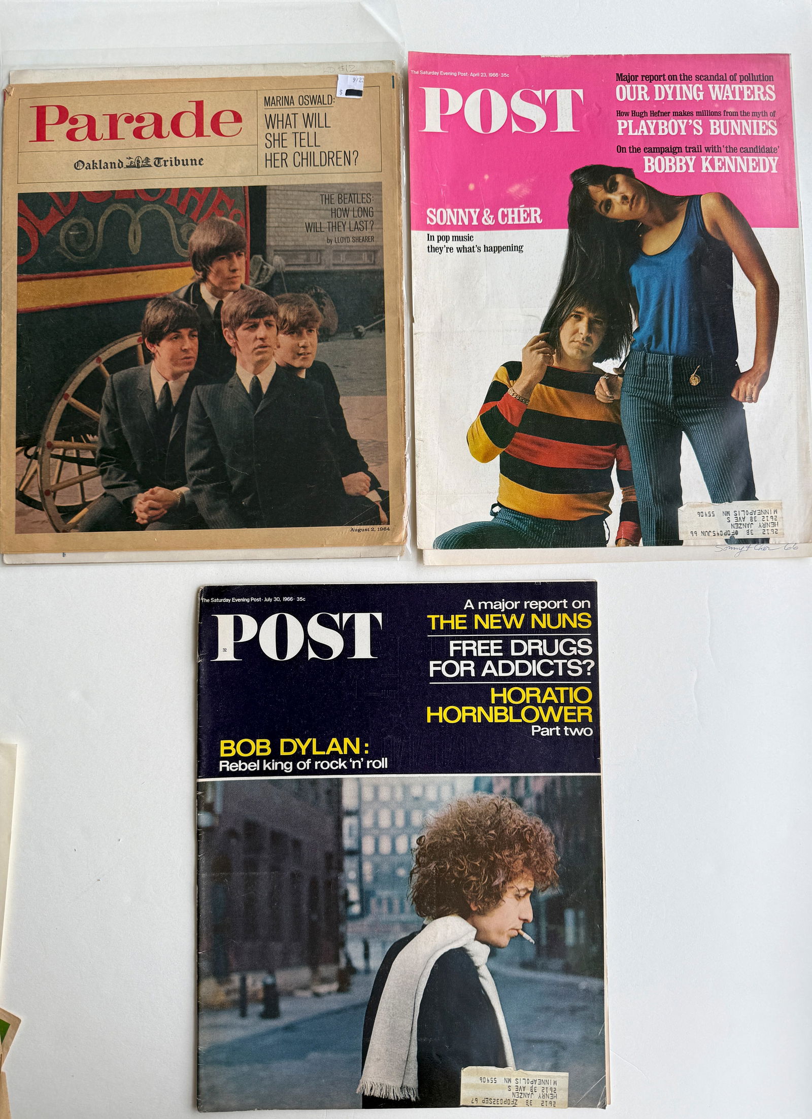 VINTAGE MAGAZINE ADVERTISING.  PARADE AND POST MAGAZINE COVERS (1 of 1)
