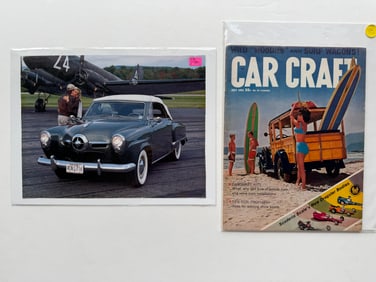 VINTAGE AUTOMOBELIA MAGAZINE - 1963 CAR CRAFT - SURF MAGAZINE