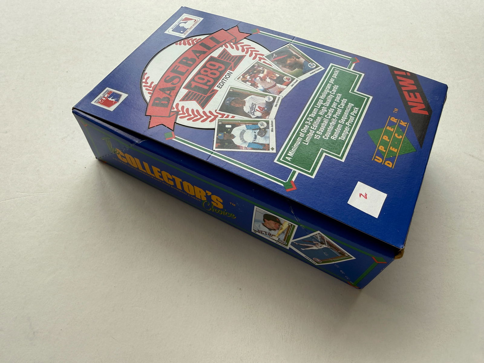 1989 UPPER DECK BASEBALL  “NEW!” LOW SERIES BOX- UNOPENED - MINT (1 of 3)