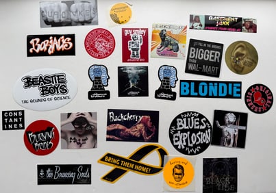 ROCK AND ROLL STICKER COLLECTION SET #2 - BUCKCHERRY, BEASTIE BOYS