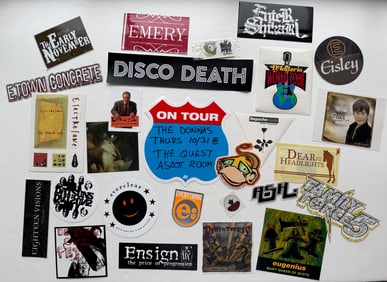 ROCK AND ROLL STICKER COLLECTION SET #6 - THE DONNAS, DEFTONES