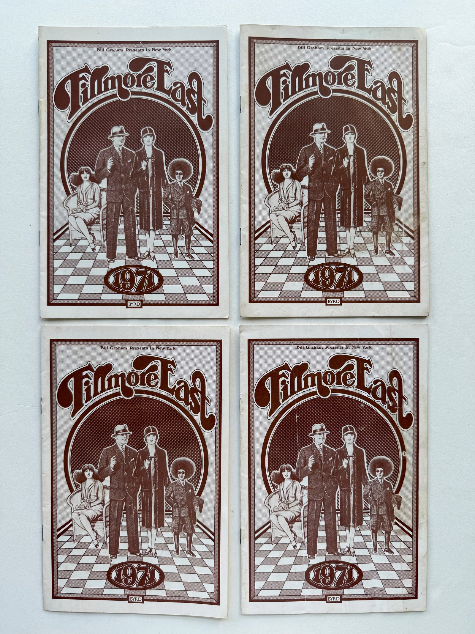 FILLMORE EAST CONCERT PROGRAMS 1971 - MOBY GRAPE and more (1 of 3)