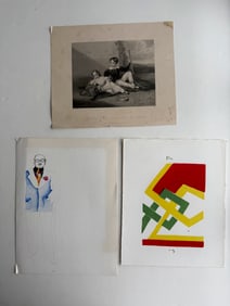 RARE K. ZIPFEL ATTRIBUTED SCREEN PRINT AND CHILDREN OF EARL OF DURHAM