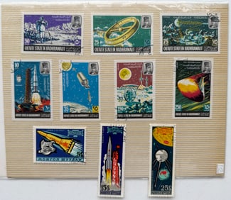 RARE SPACE TRAVEL / EXPLORATION STAMP COLLECTION