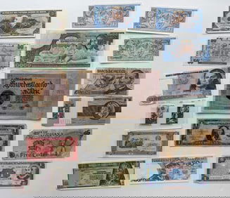 MONEY FROM AROUND THE WORLD - WITH A USA SILVER CERTIFICATE