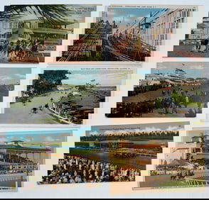 HORSE RACING VINTAGE POSTCARD SET