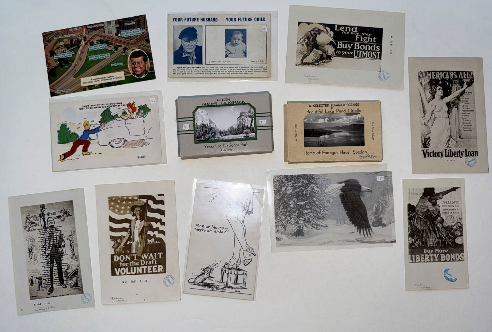 NOVELTY AND UNIQUE CURATED POSTCARD SET (1 of 1)