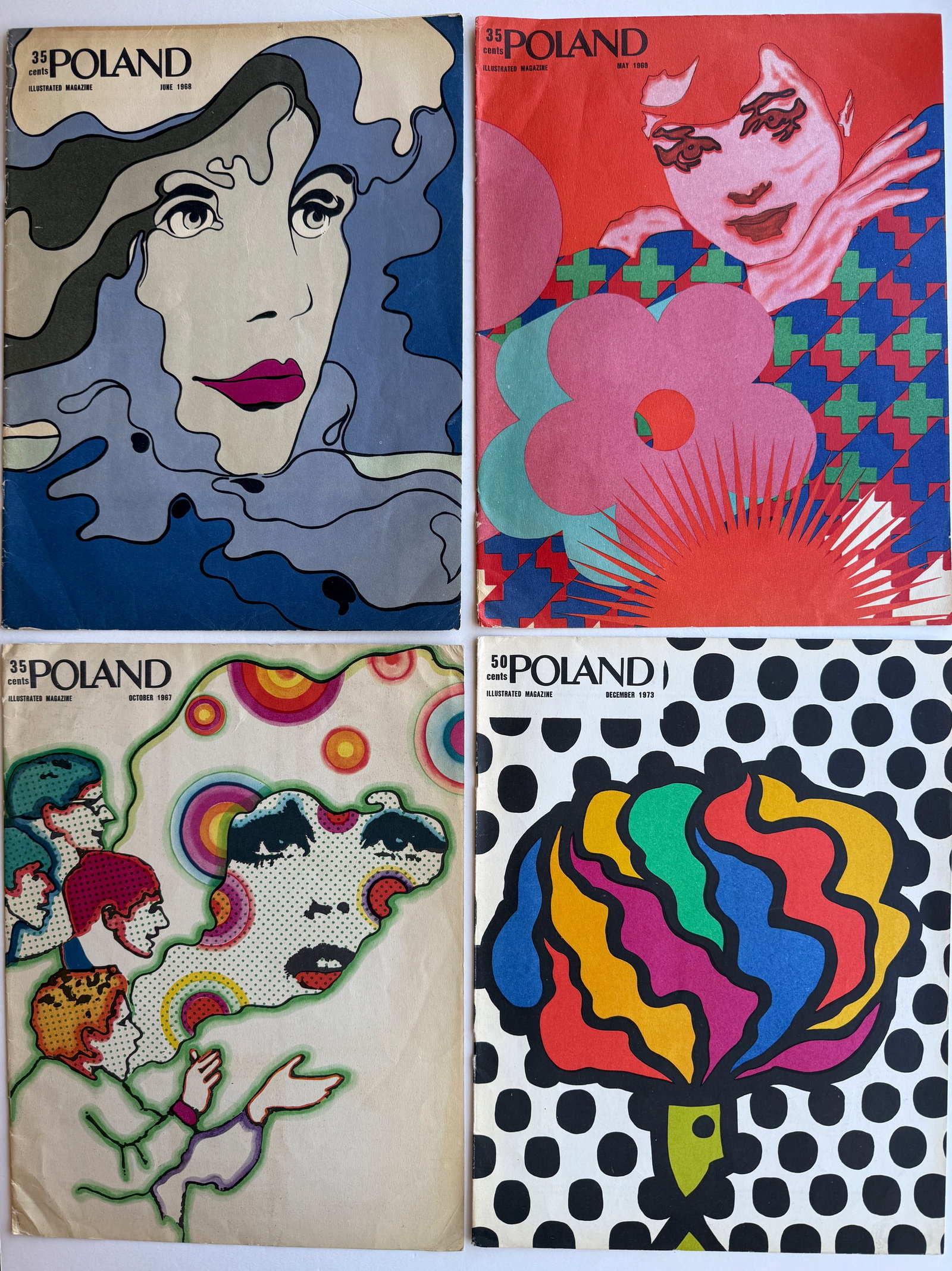 POLAND ILLUSTRATED MAGAZINE COVER SET #3 (1 of 1)