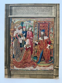Noel L'Illustration of December 3, 1932 - tipped-in color Chromolithography