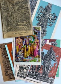 Tamil Nadu India PORTFOLIO WITH 12 PRINTS AND 1 COLOR PRINT