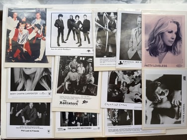 BUY 12 ROCK & ROLL PRESS PHOTOS - GET 12 FREE - set #10