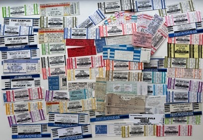HUGE TICKET STUB COLLECTION - 100+