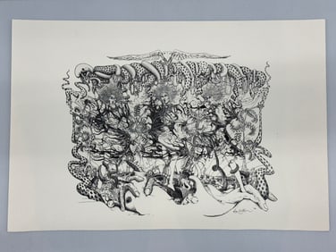 LEE CONKLIN DRAWING LITHO PRINT